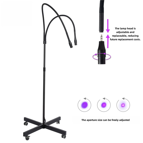 double head UV lash lamp, dual head UV LED lash lamp, UV lash lamp wholesale, eyelash extension curing lamp, OEM UV lash lamp, professional lash light